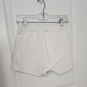 Boohoo White Women's Wrap Skort